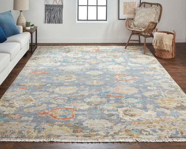 Multi-colored Oushak Style Rug