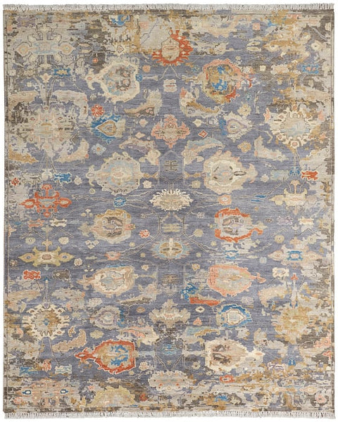 Multi-colored Oushak Style Rug